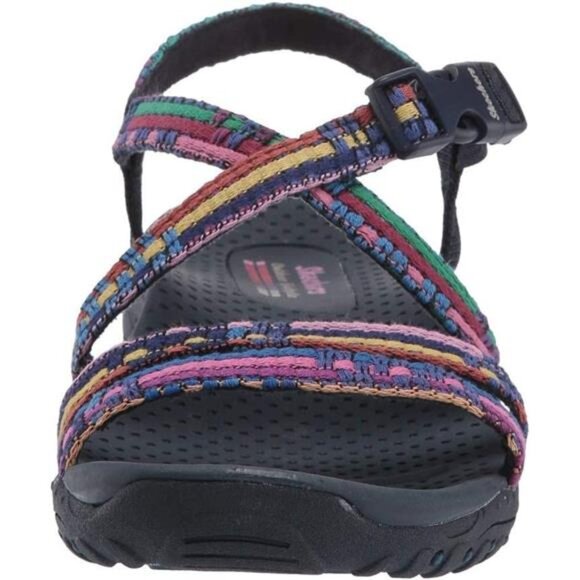 Womens Reggae Sew Me Boho Woven Strappy Slingback - Picture 7 of 8